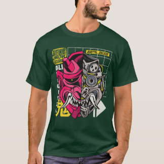 Japans demon Oni Masker Japanse kleren T-shirt