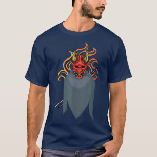 Japans demon Samurai-masker T-shirt