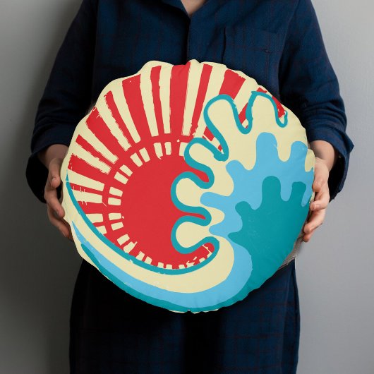 Japans design Japanse stijl Rond Kussen