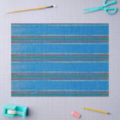 JAPANS DESIGN Tissue Paper BLUE STRIPES Tissuepapier (Craft)