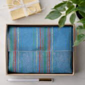 JAPANS DESIGN Tissue Paper BLUE STRIPES Tissuepapier (Geschenk)
