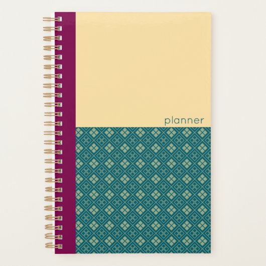 Japans diamantpatroon planner (Voorkant)