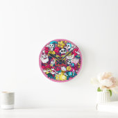 Japans Doodle Art Ronde Klok (Huis)