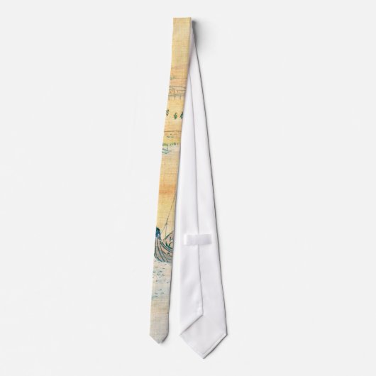 Japans dorp 1890 stropdas (Achterkant)