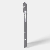 Japans draaiboek, grijs / grijs en wit Case-Mate iPhone case (Achterkant / Links)