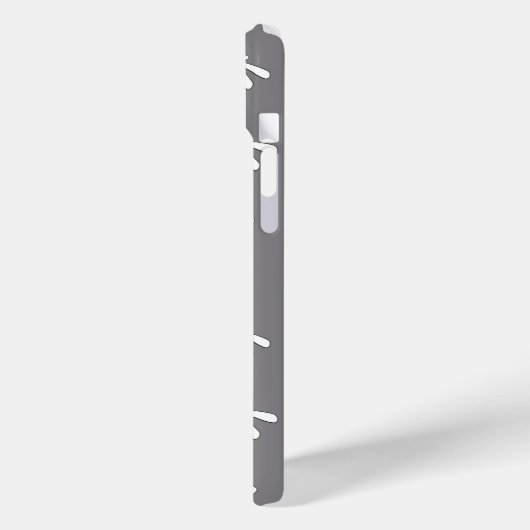 Japans draaiboek, grijs / grijs en wit Case-Mate iPhone case (Achterkant / Links)