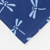Japans draaiboek, kobalt en Sky Blue Fleece Deken (Hoek)