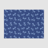 Japans draaiboek, kobalt en Sky Blue Tissuepapier (Voorkant)