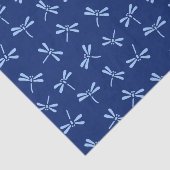 Japans draaiboek, kobalt en Sky Blue Tissuepapier (Detail)