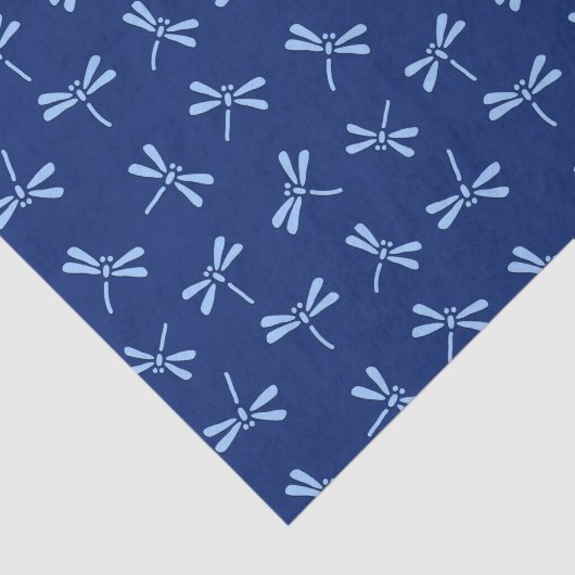 Japans draaiboek, kobalt en Sky Blue Tissuepapier (Detail)