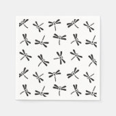 Japans draaiboek, zwart-wit servetten (Voorkant)