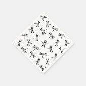 Japans draaiboek, zwart-wit servetten (Hoek)