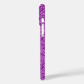 Japans draaipatroon - orchidee roze en paars Case-Mate iPhone case (Achterkant / Links)
