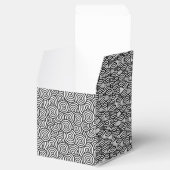 Japans draaipatroon - wit en zwart bedankdoosjes (Geopend)