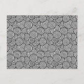 Japans draaipatroon - wit en zwart briefkaart (Voorkant)