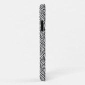 Japans draaipatroon - wit en zwart Case-Mate iPhone case (Achterkant/rechts)