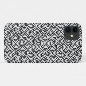 Japans draaipatroon - wit en zwart Case-Mate iPhone case (Achterkant (horizontaal))