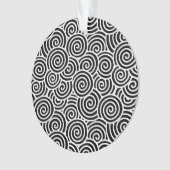 Japans draaipatroon - wit en zwart ornament (voorkant)