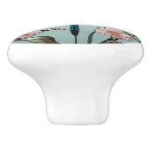 Japans Dragonfly Glas in lood Deco Art Nouveau Keramische Knop (Zijkant)