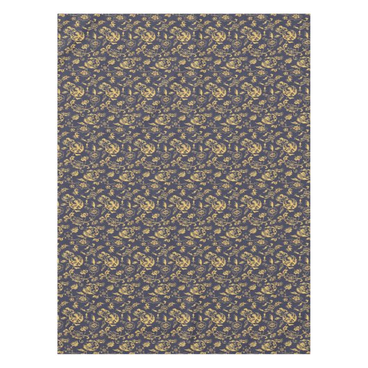 Japans Draken, Vogels & Bloemen Patroon Tafelkleed (Voorkant)