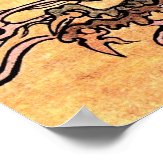  Japans drakenbos Poster (Hoek)