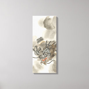  Japans Drakenkrijger Canvas Afdruk