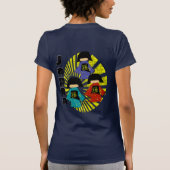 Japans Drie Schattige Geisha T-shirt (Achterkant)