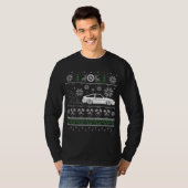 Japans Drifting Initiaal Drift Car Love Ugly Chri T-shirt (Voorkant volledig)