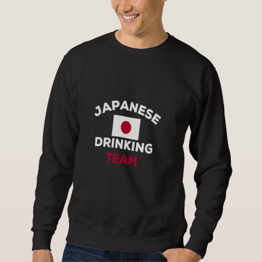 Japans Drink Team Funny Group Country N Trui (Voorkant)