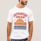 Japans droom T-shirt | Retro Rising Sun (Voorkant)