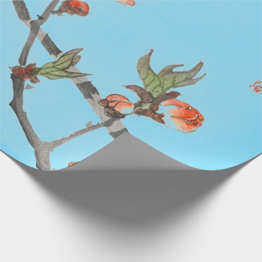 Japans drukwerk van kersenbloesem cadeaupapier (Hoek)
