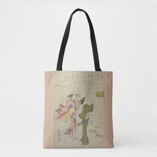 Japans drukwerk van Suzuki Harunobu Tote Bag (Voorkant)