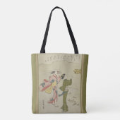Japans drukwerk van Suzuki Harunobu Tote Bag (Achterkant)