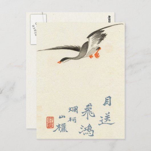 Japans Duck Briefkaart (Voorkant / Achterkant)