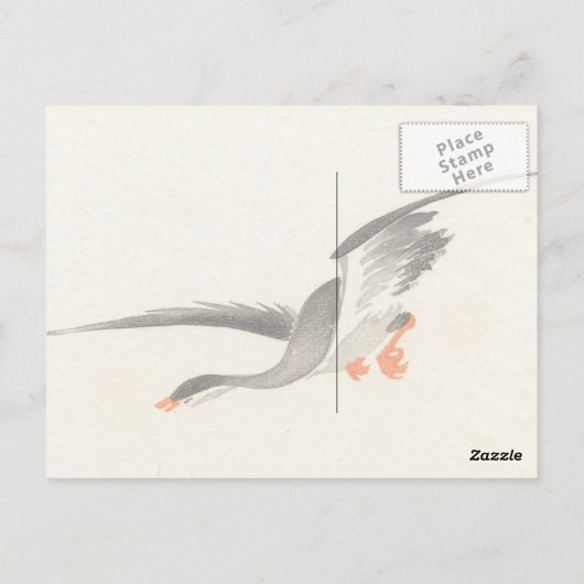 Japans Duck Briefkaart (Achterkant)