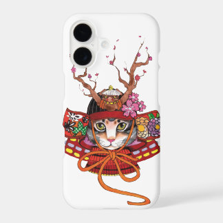 Japans Edo Samurai Neko Kitten Hoesje-Mate iPhone