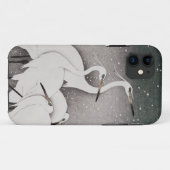 Japans Egrets Koson kranen wintersneeuw Case-Mate iPhone Case (Achterkant (horizontaal))