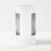 Japans Egrets Koson kranen wintersneeuw Matglas Bierpul (Center)