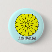 Japans embleem ronde button 5,7 cm (Voorkant)