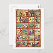 Japans-Engelse vertaaltabel Briefkaart (Voorkant / Achterkant)