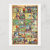 Japans-Engelse vertaaltabel Briefkaart (Voorkant)