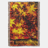 Japans esdoorn bladeren in de Herfst Deken (Voorkant Verticaal)