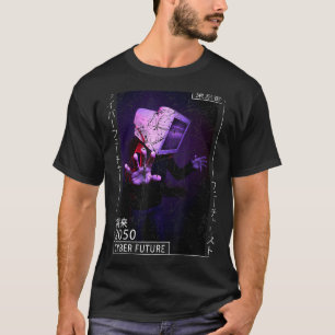Japans esthetisch Cyberpunk Cyborg 80s Futurisme T-shirt