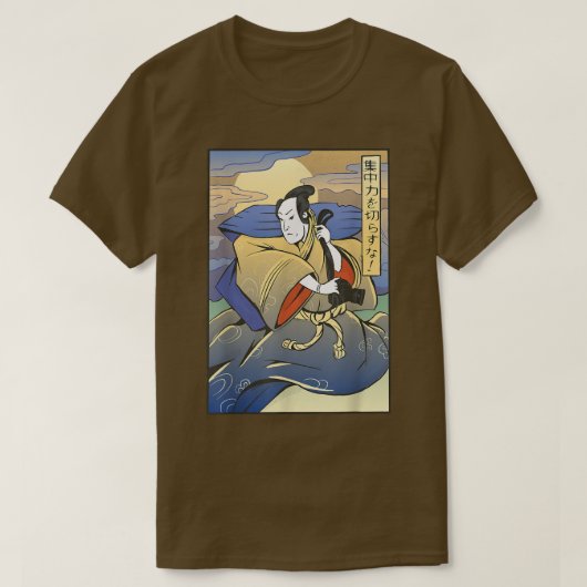 Japans esthetisch Kabuki Style Samurai Ph T-shirt (Design voorkant)