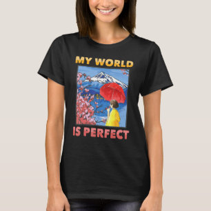 Japans Esthetisch Mijn Wereld Is Perfect Cherry BL T-shirt