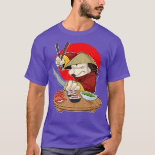 Japans eten I Maki Lover I Samurai Sushi Hedgeho T-shirt