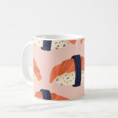 Japans eten sushi naadloze illustratie koffiemok (Voorkant links)