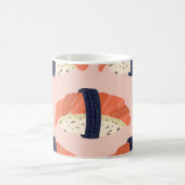 Japans eten sushi naadloze illustratie koffiemok (Center)