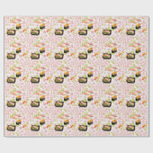 Japans eten: Sushi Pattern 2 Cadeaupapier (Vlak)