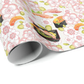 Japans eten: Sushi Pattern 2 Cadeaupapier (Rol Hoek)